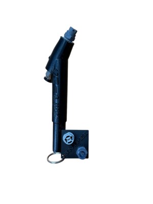 SNiper keyring up white
